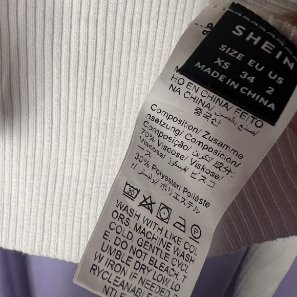 Cream Ribbed Knit Tie Front Cardigan Womens Size XS Off White Chic Minimalist - Picture 7 of 8